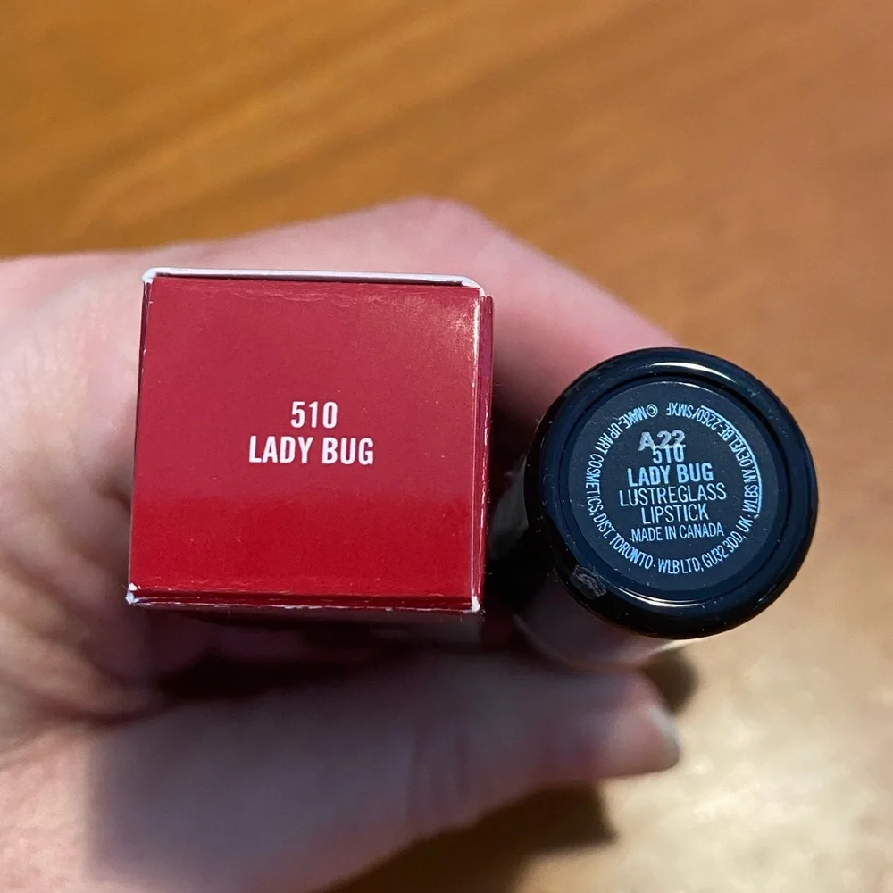 MAC Lustreglass Lipstick Lady Bug